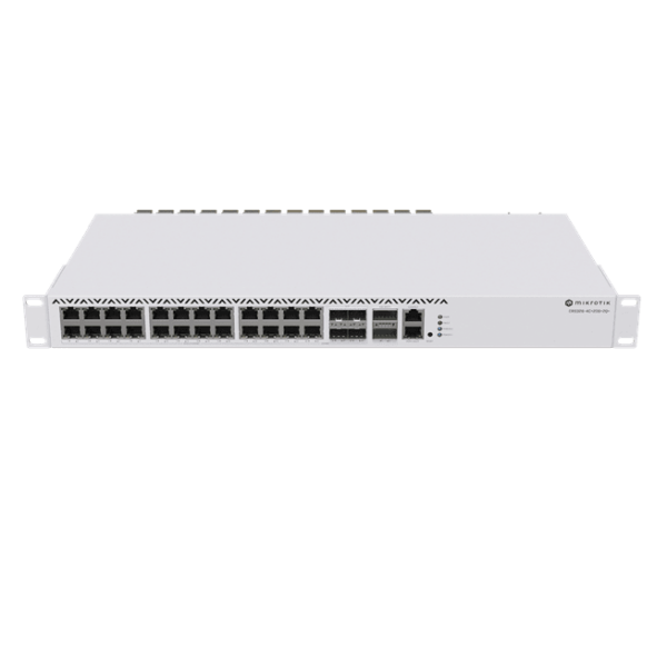 MikroTik CRS326-4C+20G+2Q+RM front